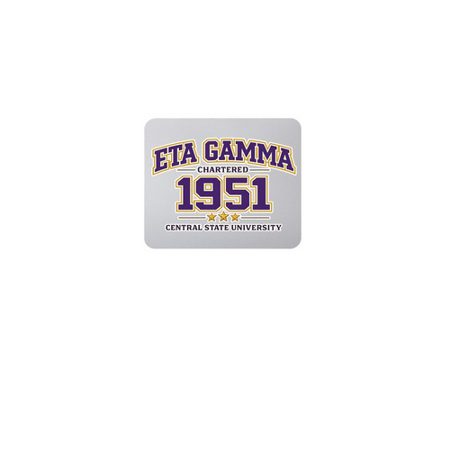 MOUSE PAD CSU QUES - ETA GAMMA CHAPTER, a White Full Color Mouse Pad