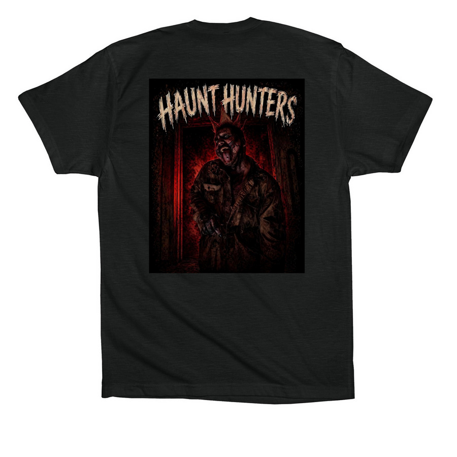 ROOSTER MERCH, a Vintage Black Premium Cotton Tee (back-view)