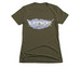Bird Nerd - Dark, a Military Green Women's Slim Fit Tee