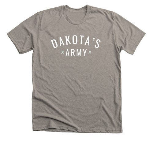 Dakota?s Army, a Heather Stone Premium Unisex Tee