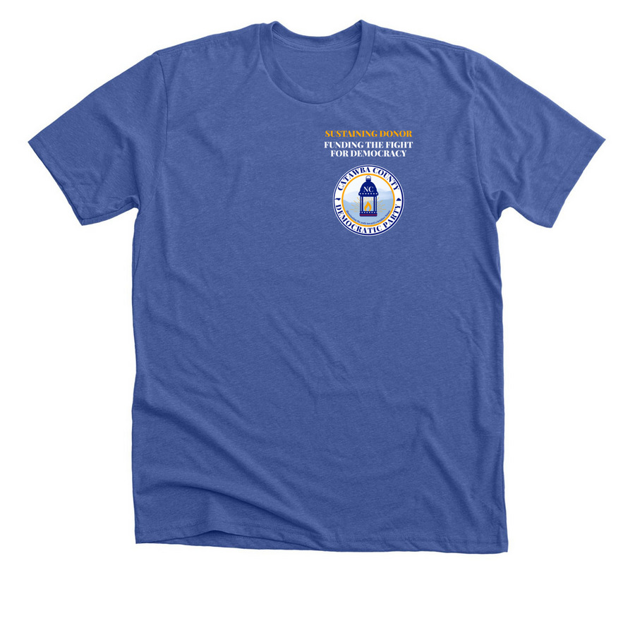 Exclusive Sustaining Donor T-shirt, a Solid True Royal Premium Unisex Tee