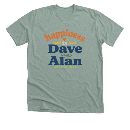 Happiness Is, a Heather Sage Premium Unisex Tee