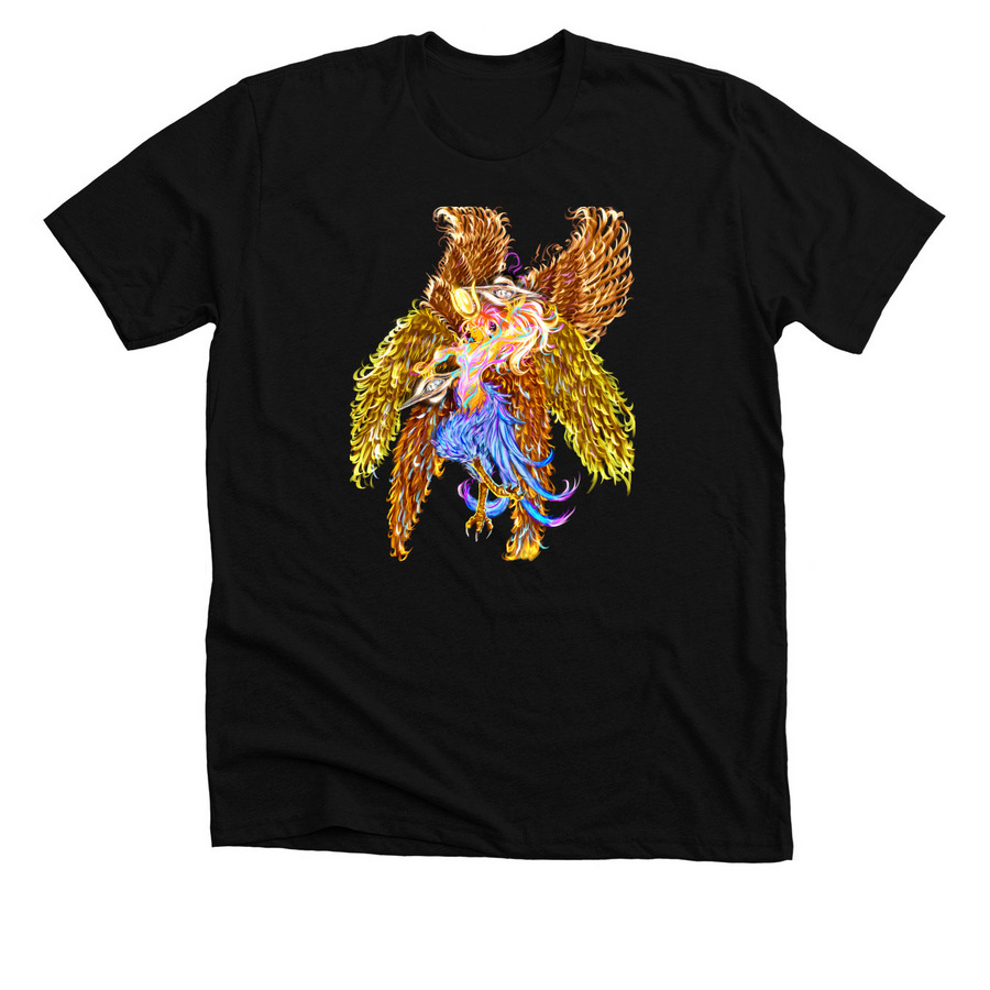 Infinite As The Phoenix - Divine Mother&nbsp;, a Solid Black Blend Premium Unisex Tee