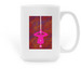 Hang In There! (Or Just Drink More Coffee), a White Large Coffee Mug