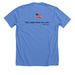 S.P.A.R. 2026, a Heather Columbia Blue Premium Unisex Tee (back-view)