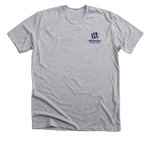 Library Logo&nbsp;Apparel, a Athletic Heather Premium Unisex Tee