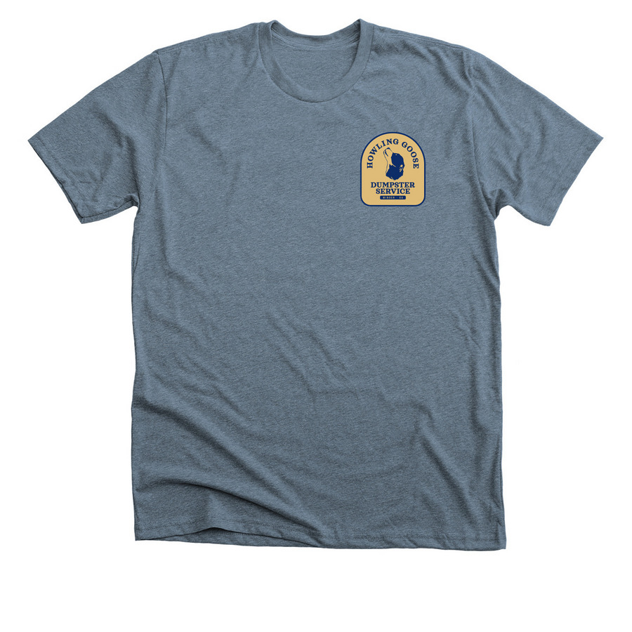 trash isnt always trashy, a Heather Slate Premium Unisex Tee