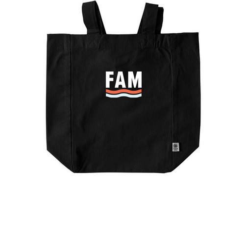 Classic FAM Totes, a Black Recycled Cotton Tote Bag