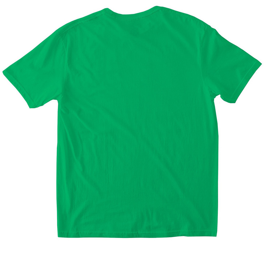 Classic Roesland White (blend), a Irish Green Softstyle Cotton Tee (back-view)