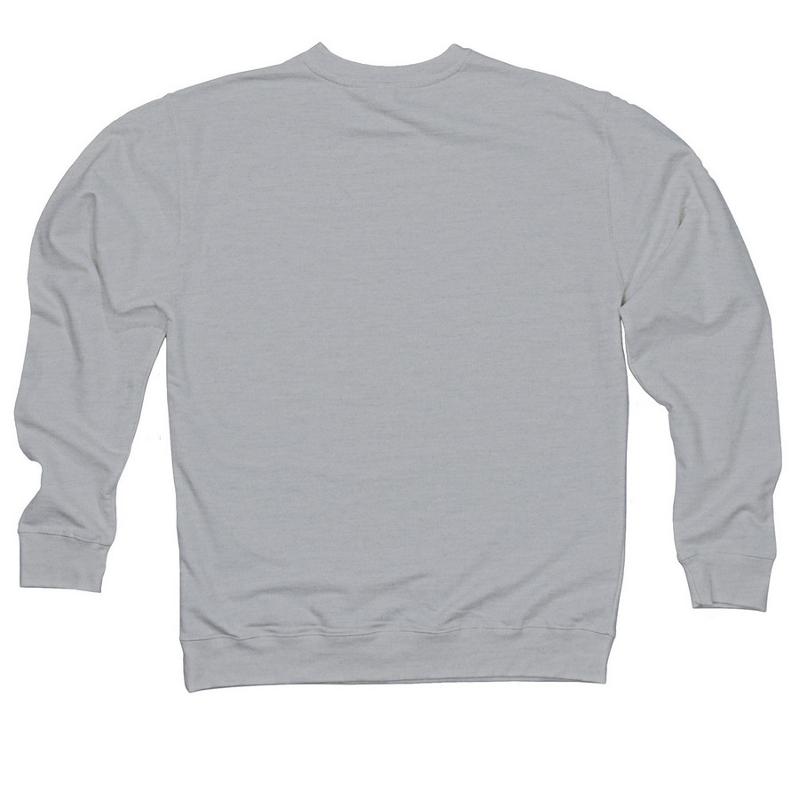 Live for You "takeoff", a Grey Heather Midweight Crewneck Sweatshirt (back-view)