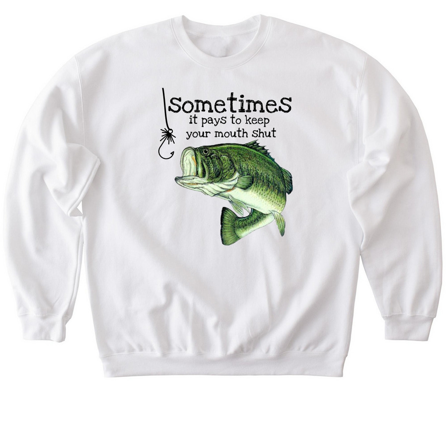 Large Mouth Tee&nbsp;, a White Softstyle Crewneck Sweatshirt