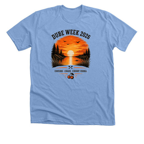 Cousins.&nbsp;, a Heather Carolina Blue Premium Unisex Tee