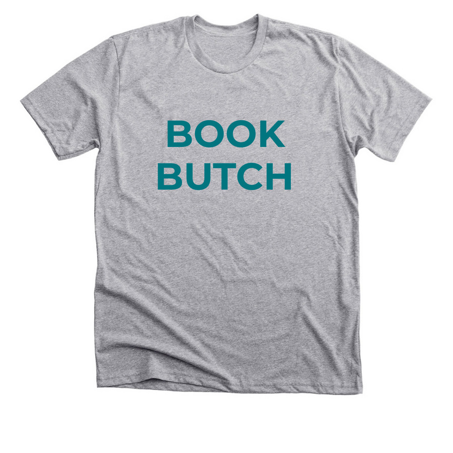 Book Butch, a Athletic Heather Premium Unisex Tee