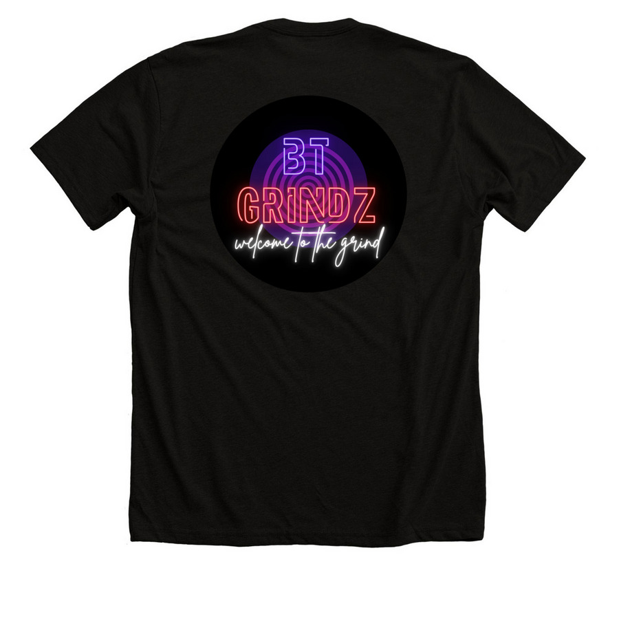 OnlyPhanpys, a Solid Black Blend Premium Unisex Tee (back-view)