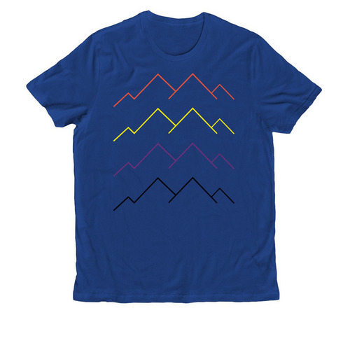 Summer High Top Shirt, a Andromeda Blue Allmade Organic Cotton Unisex Tee