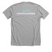 Small Quiet Cloud, a Athletic Heather Premium Unisex Tee (back-view)