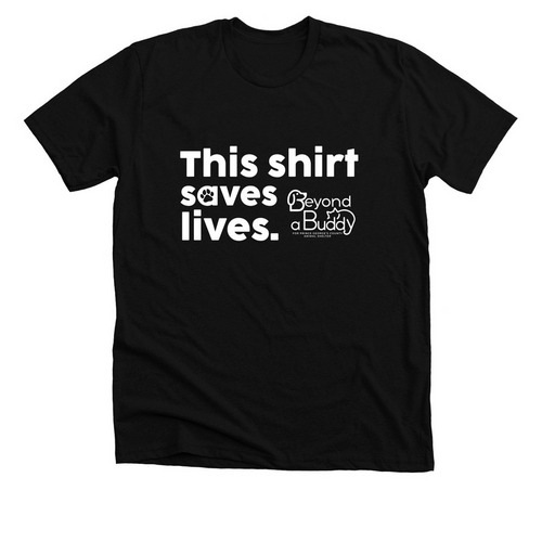 This Shirt Saves Lives, a Solid Black Blend Premium Unisex Tee