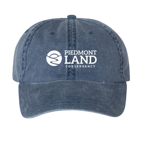 PLC Cap | Embroidered, a Navy Pigment Dye Baseball Cap