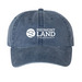 PLC Cap | Embroidered, a Navy Pigment Dye Baseball Cap