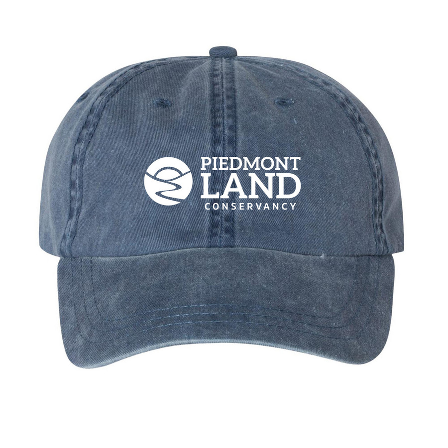 PLC Cap | Embroidered, a Navy Pigment Dye Baseball Cap