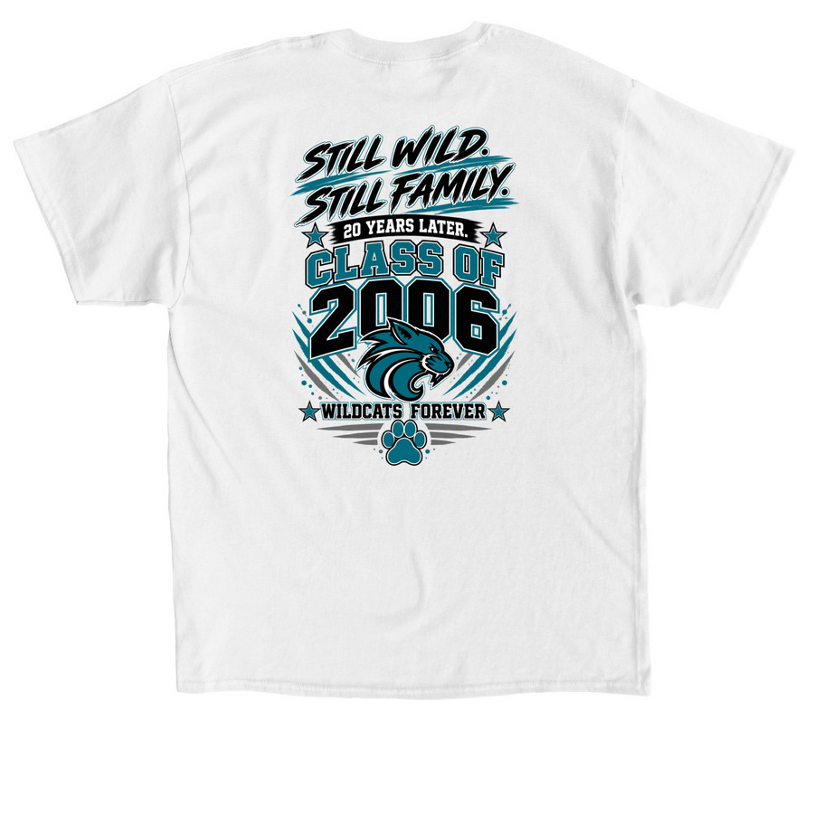 RPBHS Reunion Shirt, a White Classic Unisex Tee (back-view)