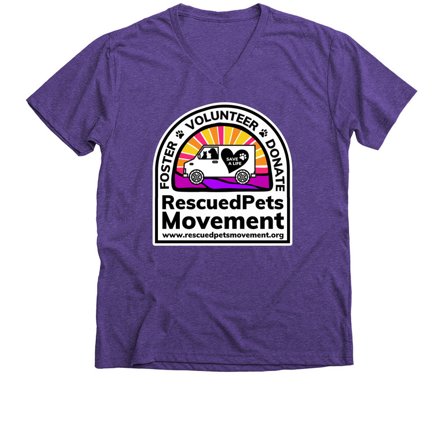 RPM Van Logo Shirts, a Purple Rush Premium V-Neck Tee