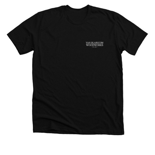 Van Blaricom Woodworks Apparel, a Solid Black Blend Premium Unisex Tee