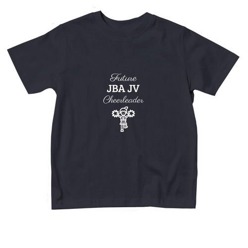 Future JV Cheerleader Toddler Shirt, a Navy Toddler Tee