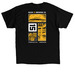 The Willamette Collection ?&nbsp;Light Logo&nbsp;, a Black Classic Unisex Tee (back-view)