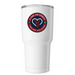 Heart Badge Tumbler, a White Insulated Tumbler