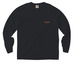 TCFU Chrissy Pocket Tees, a Black Comfort Colors Long Sleeve Pocket Tee
