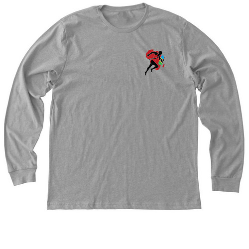 Women and Girls Double Sided Gen 2, a Athletic Heather Premium Long Sleeve Tee