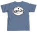 Fairfax Club Merch Drop 2/5/26, a Blue Jean Comfort Colors Unisex Tee (back-view)