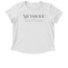 Ladies ?slightly? cropped MR shirt&nbsp;, a Bright White Allmade Eco Triblend Women?s Scoop Neck Tee
