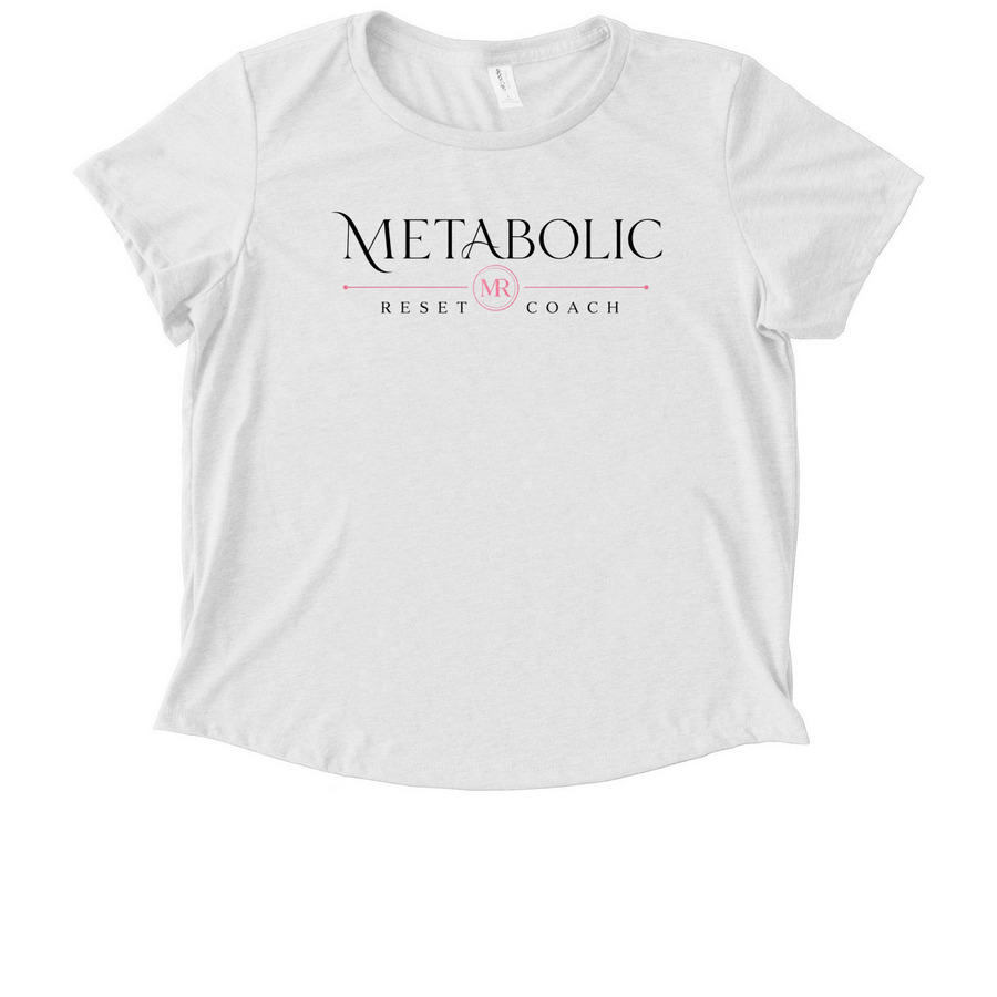 Ladies ?slightly? cropped MR shirt&nbsp;, a Bright White Allmade Eco Triblend Women?s Scoop Neck Tee