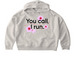 You Call, I Run (black) sweatshirts & hoodies, a Eco Heather Stanley/Stella Women?s Stella Nora Pullover Hoodie