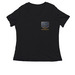 Spelling to Communicate Earth Day&nbsp;, a Black Women's Relaxed V-Neck Tee