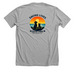 SBACC Logo and Design Premium Unisex Tee, a Athletic Heather Premium Unisex Tee (back-view)
