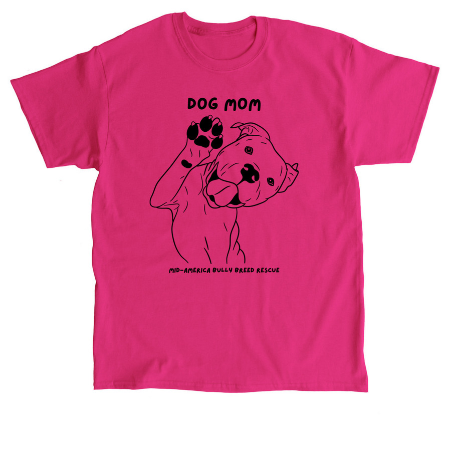 MABBR Mother's Day Dog Mom Shirts, a Heliconia Classic Unisex Tee