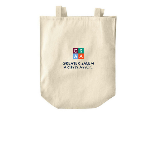 GSAA Logo Tote Bags, a Natural Over-the-Shoulder Shopping Tote Bag