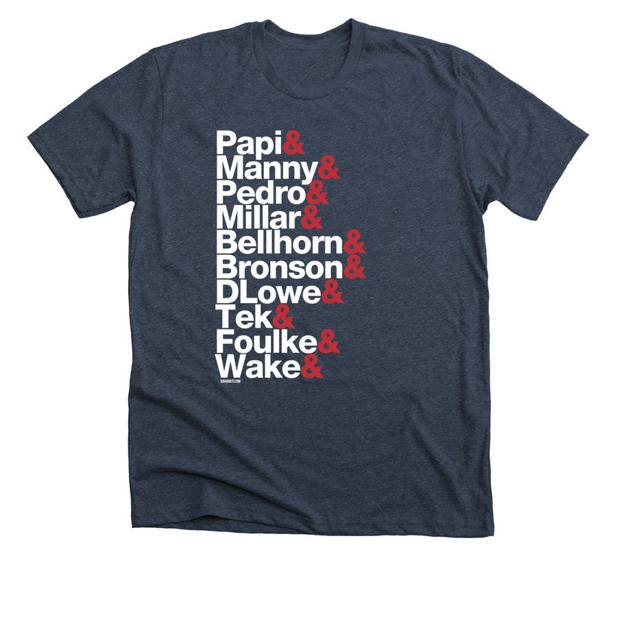 2004 Squad: Two-Sided, a Heather Midnight Navy Premium Unisex Tee