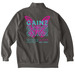 Butterfly GAINZ&nbsp;, a Pepper Comfort Colors Quarter Zip Pullover (back-view)