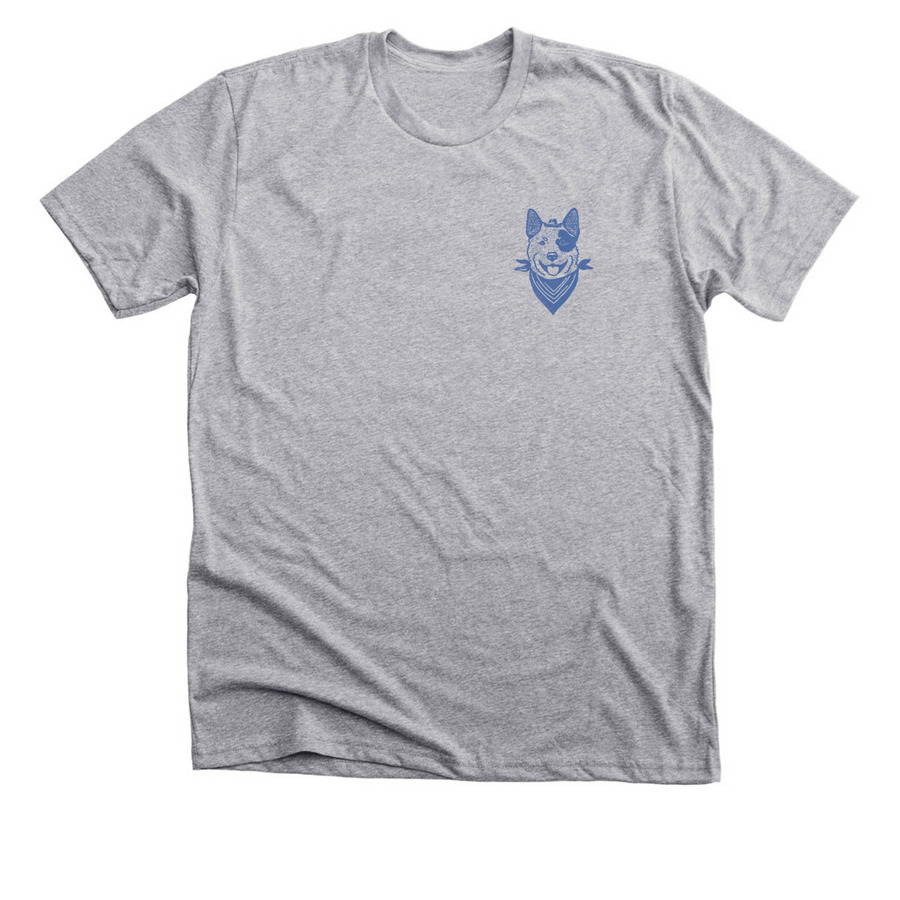 Cowboy Percy - Blue, a Athletic Heather Premium Unisex Tee