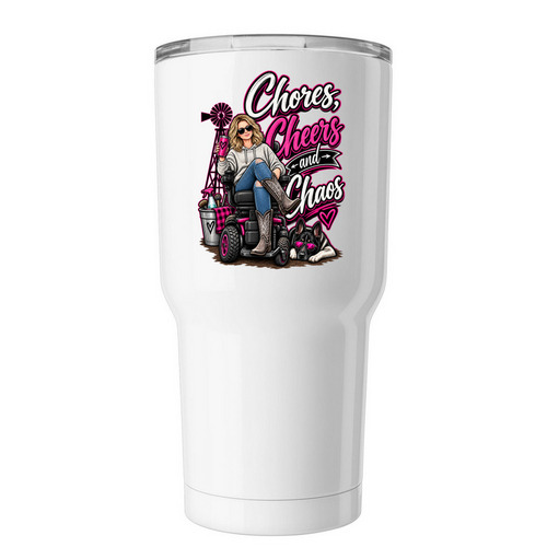 Relax and enjoy&nbsp;, a White Insulated Tumbler