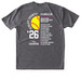 SC 10u All Stars Home Pink / Dark, a Premium Heather Triblend Unisex Tee (back-view)