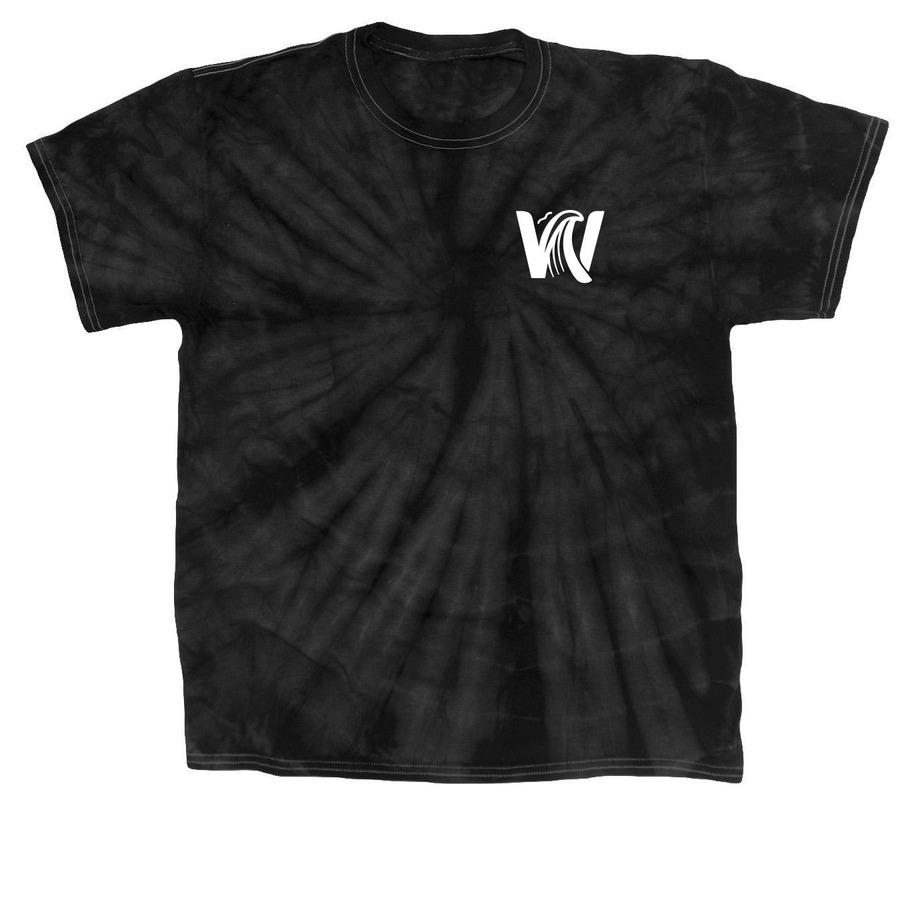 Wilson's Wave - Tie Dye, a Black Classic Tie Dye Tee