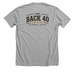 The Back 40 catalogue&nbsp;, a Athletic Heather Premium Unisex Tee (back-view)