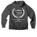 VALKYRIE STAPLE 01, a Asphalt Premium Heavyweight Pullover Hoodie (back-view)