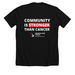 GCC Branded Shirt (Dark), a Solid Black Blend Premium Unisex Tee (back-view)