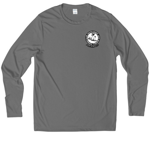 SCJRTC Performance Long Sleeve, a Dark Smoke Grey UV Performance Long Sleeve Tee